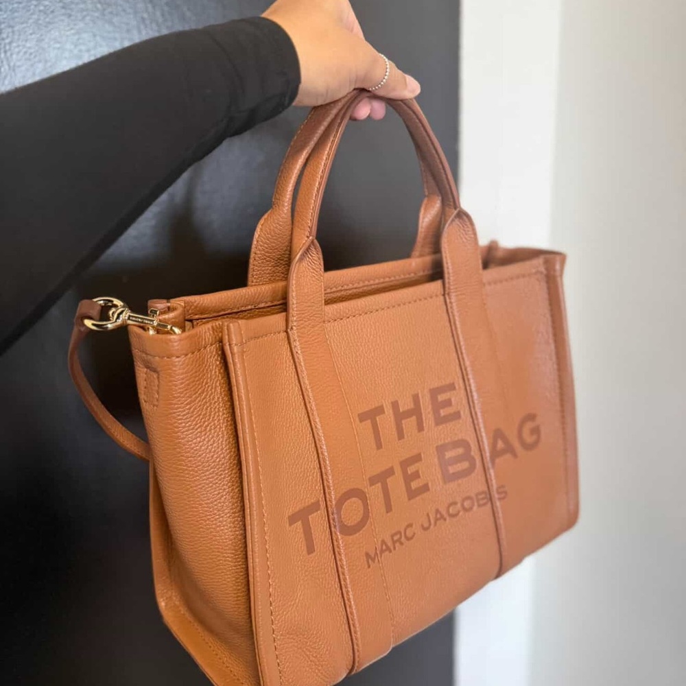 Marc Jacobs Brown Leather Tote Bag